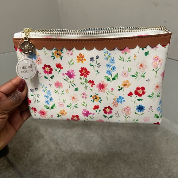Handbags - FLORAL DESIGN WOMENS POUCH